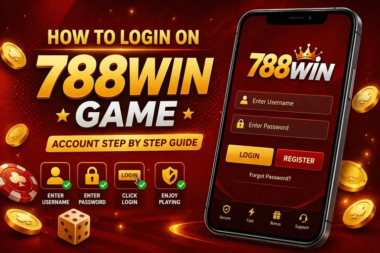 How to login 788win Game step by step account guide Pakistan earning app