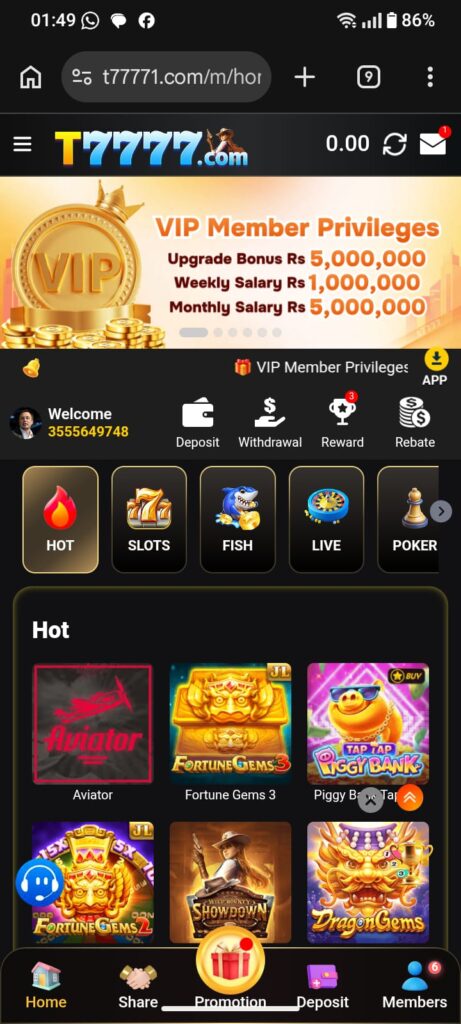 Play T7777 Game and Earn Rewards